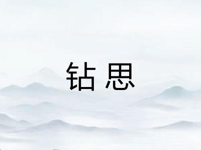 钻思