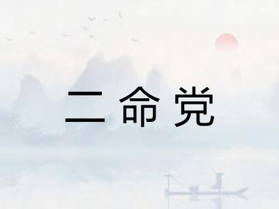 二命党