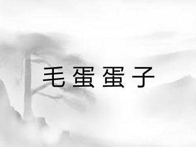 毛蛋蛋子