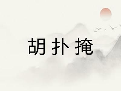 胡扑掩