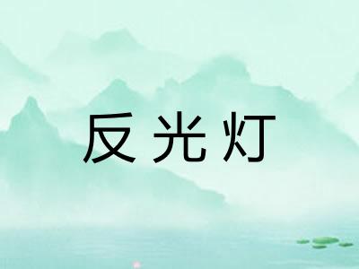 反光灯