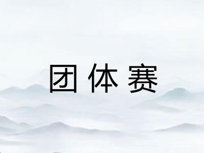 团体赛