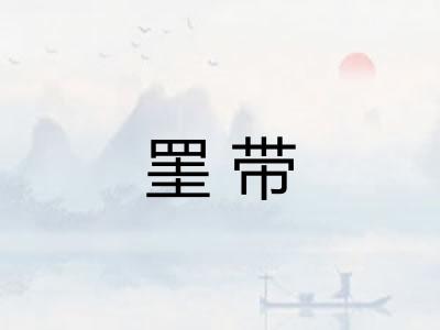 罣带