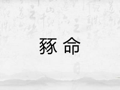 豩命