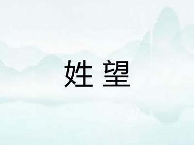 姓望