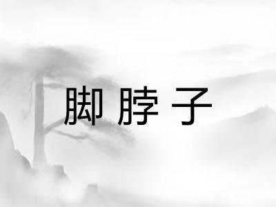 脚脖子