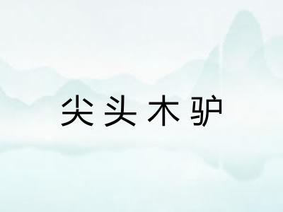 尖头木驴