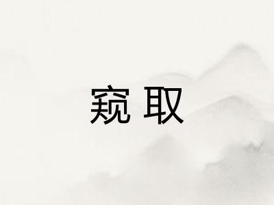 窥取