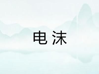 电沫