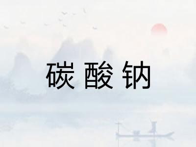 碳酸钠