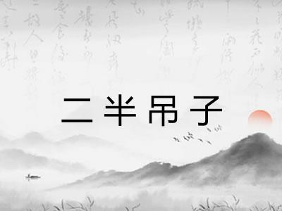 二半吊子