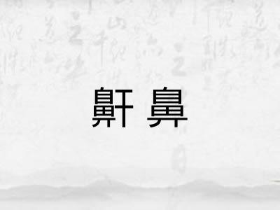 鼾鼻