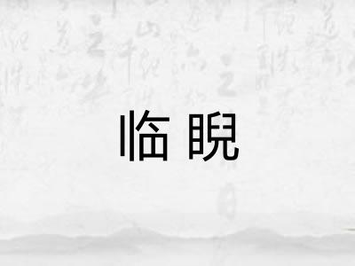 临睨