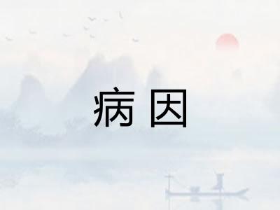 病因