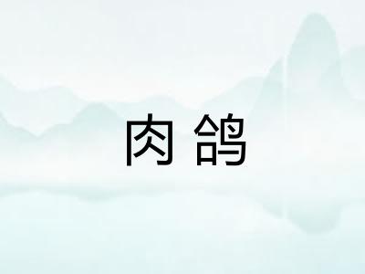肉鸽