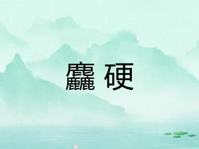 麤硬