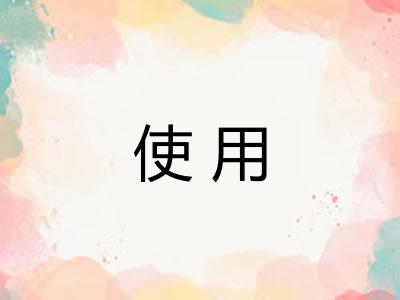 使用