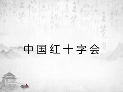 中国红十字会