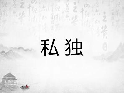 私独
