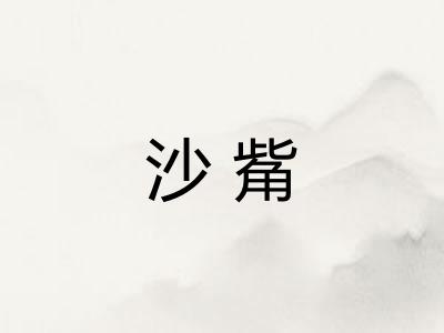 沙觜