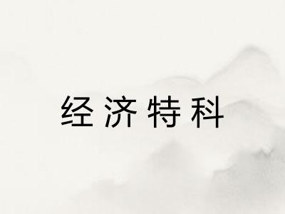 经济特科