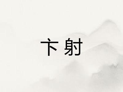 卞射