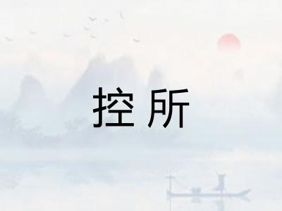 控所