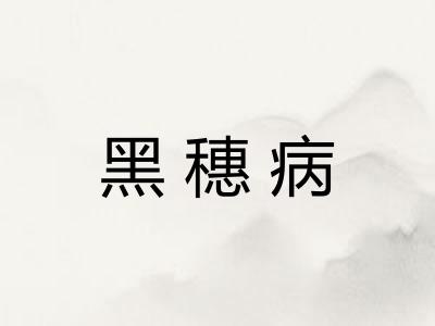黑穗病