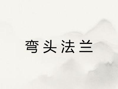弯头法兰