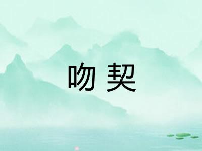 吻契