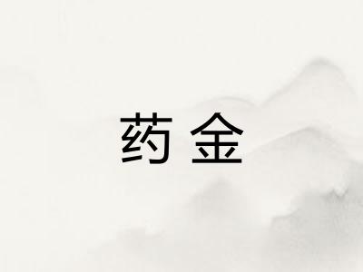 药金
