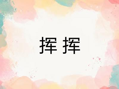 挥挥