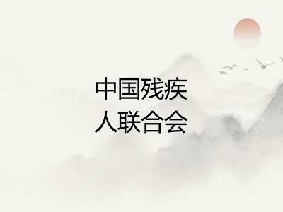 中国残疾人联合会