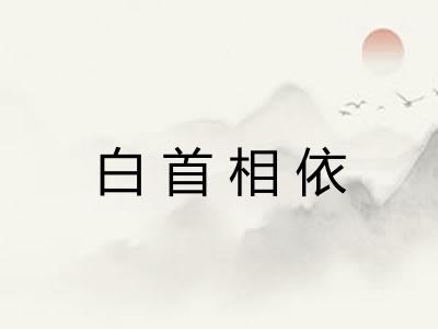 白首相依
