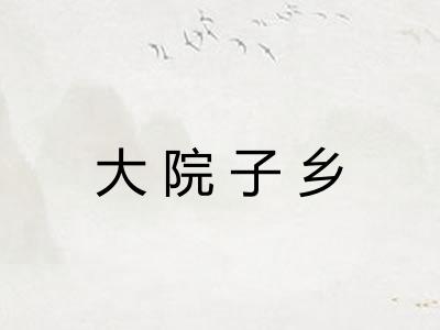 大院子乡