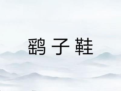 鹞子鞋