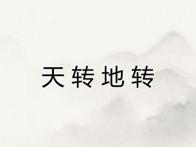 天转地转