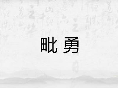 毗勇