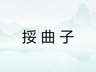 挼曲子