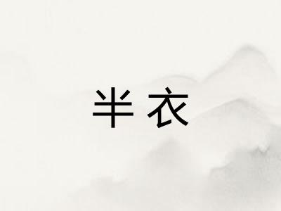 半衣