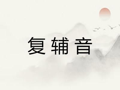 复辅音