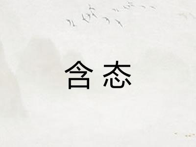 含态