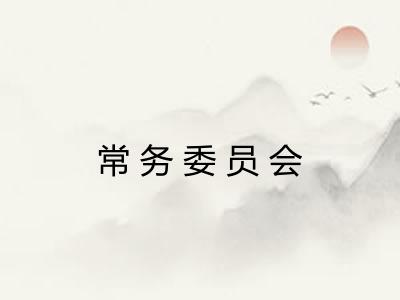 常务委员会