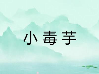 小毒芋