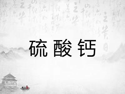 硫酸钙