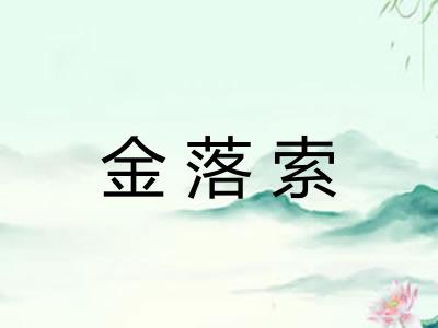 金落索