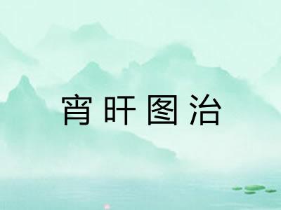 宵旰图治