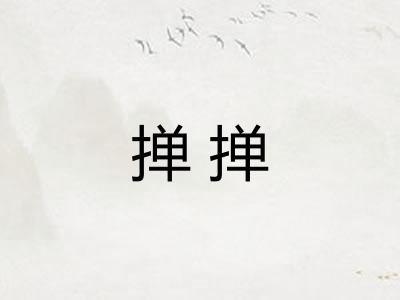 掸掸
