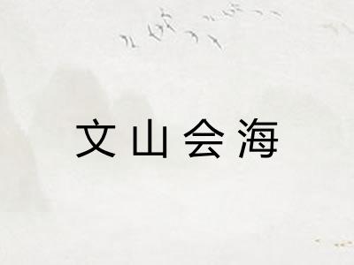 文山会海