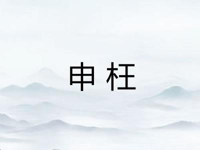 申枉